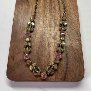 Sorrelli Pink and Neutral Necklace